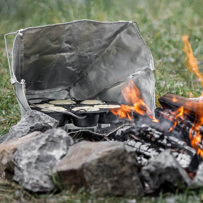 Image of Blaubeermuffins am Lagerfeuer backen – im Reflektorofen oder in der Muffinform