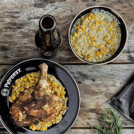 Emaille Teller 2x Set