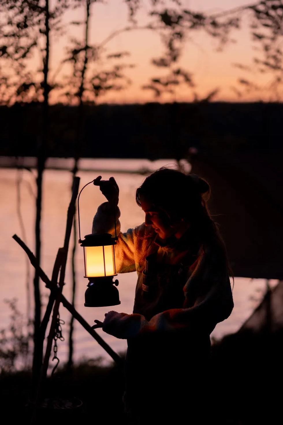 LM500 LED Laterne von Petromax am See