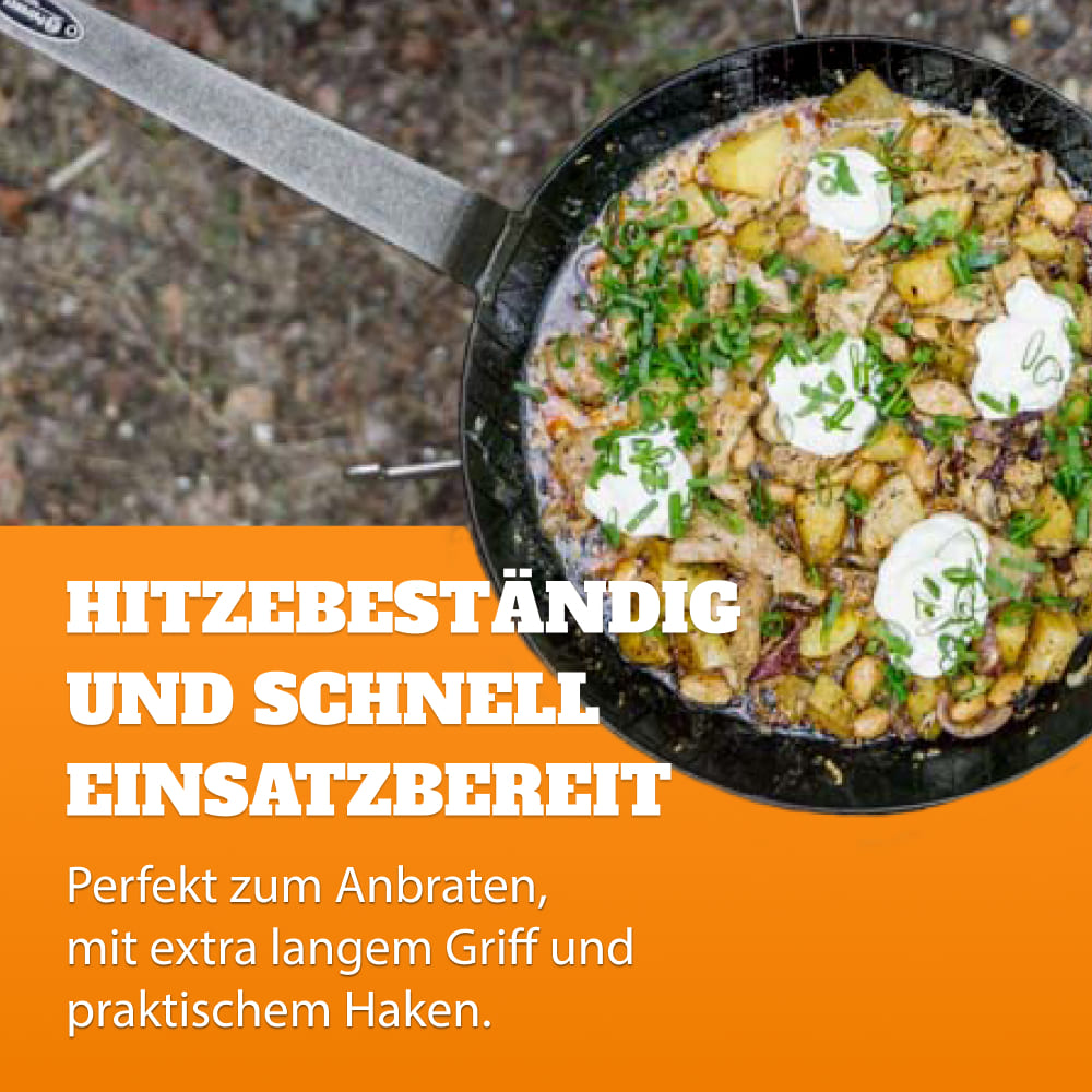 Schmiedeeisenpfanne & Griff Set - Black Friday 2025