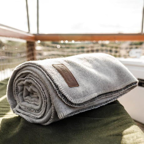 Wolldecke aus Schafschurwolle