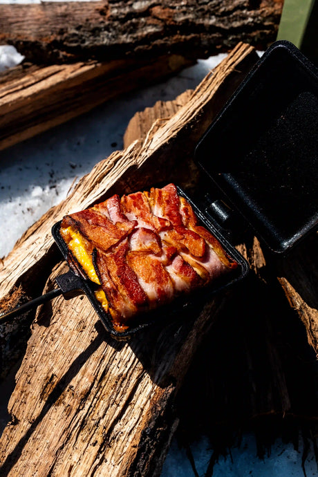 Pineapple Bacon Sandwich aus dem Petromax Sandwich-Eisen