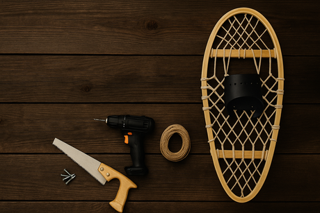 Schneeschuhe selbst bauen – DIY-Anleitung für selbstgemachte Schneeschuhe aus Holz