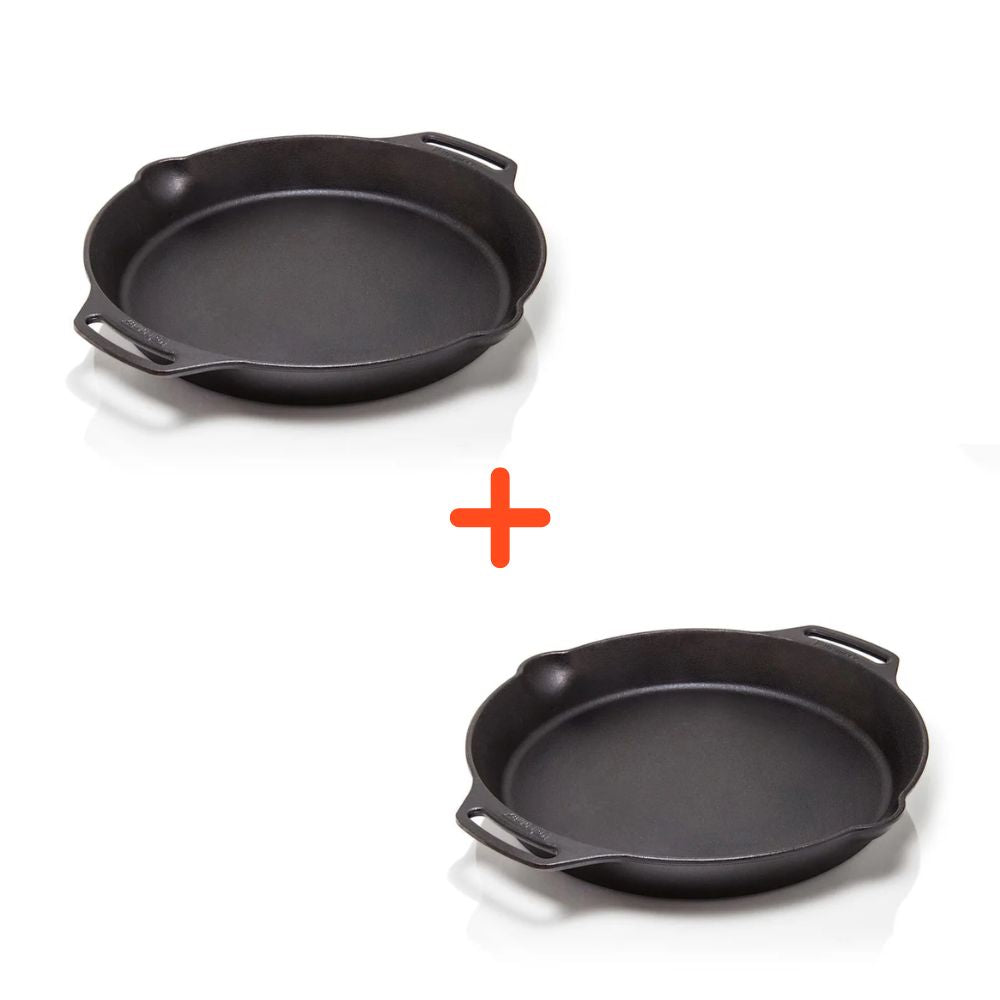 Mini Feuerpfanne mit Henkeln 2x Set