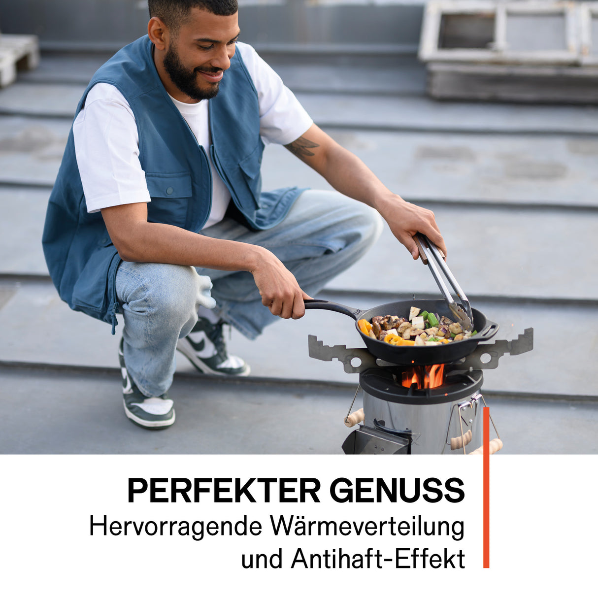 Feuerpfanne mit Henkeln