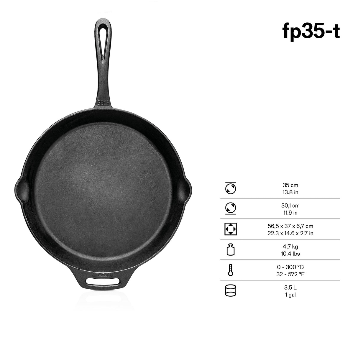 Feuerpfanne mit Stiel 20-40 cm