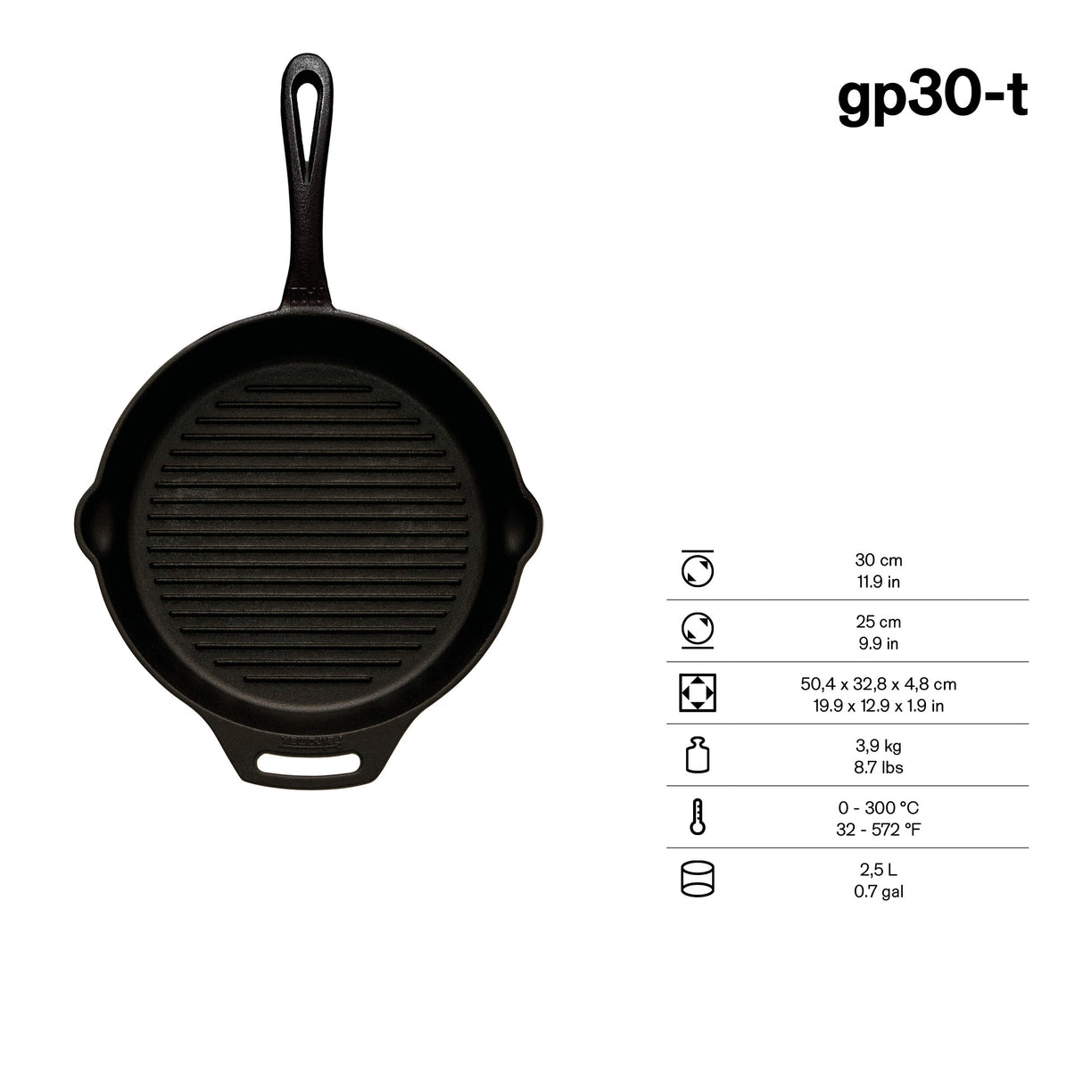 Grill-Feuerpfanne mit Stiel