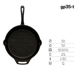 Grill-Feuerpfanne mit Stiel