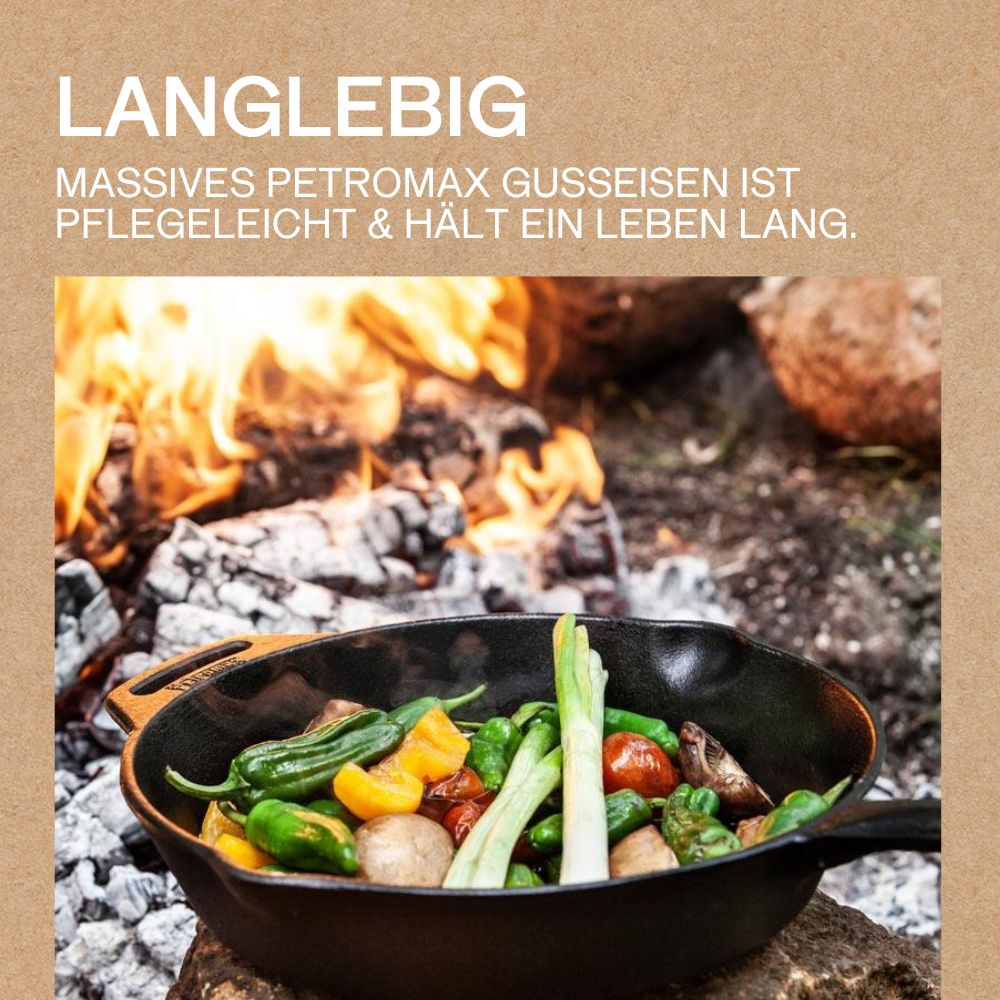 Feuerpfanne mit Stiel 15-40 cm