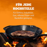 Grill-Feuerpfanne mit Stiel