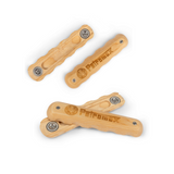 Holzgriff Schmiedeeisenpfanne 2x