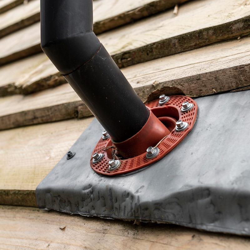 Zelt Durchführung Für Ofenrohr - Bis 300°C Hitzebeständig