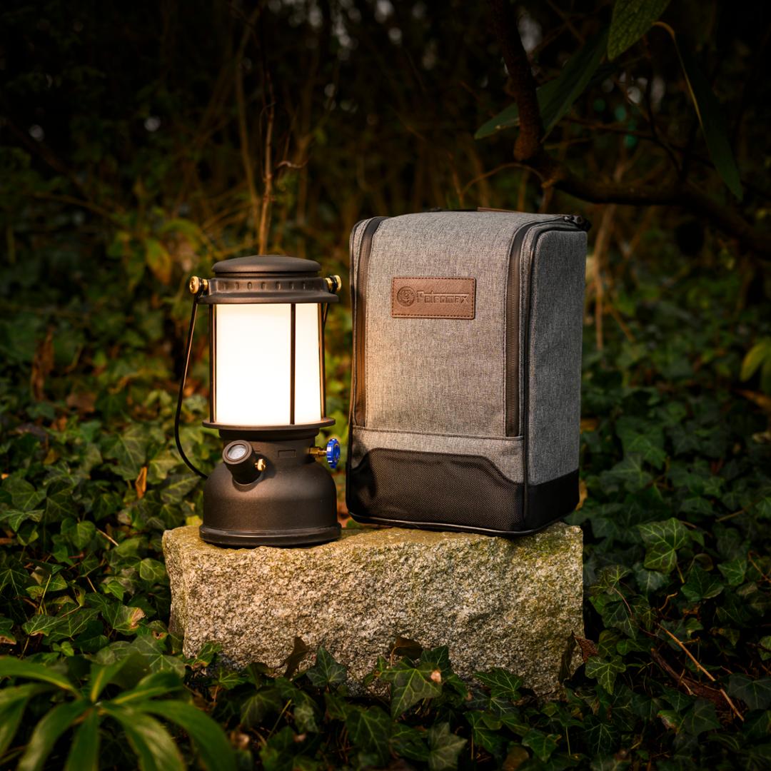 LM500 Komplett-Set: LED-Laterne, Akkus & Tasche