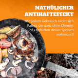 Schmiedeeisenpfanne 20 & 28cm + Griff Set