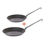 Schmiedeeiserne Pfanne 2x Set