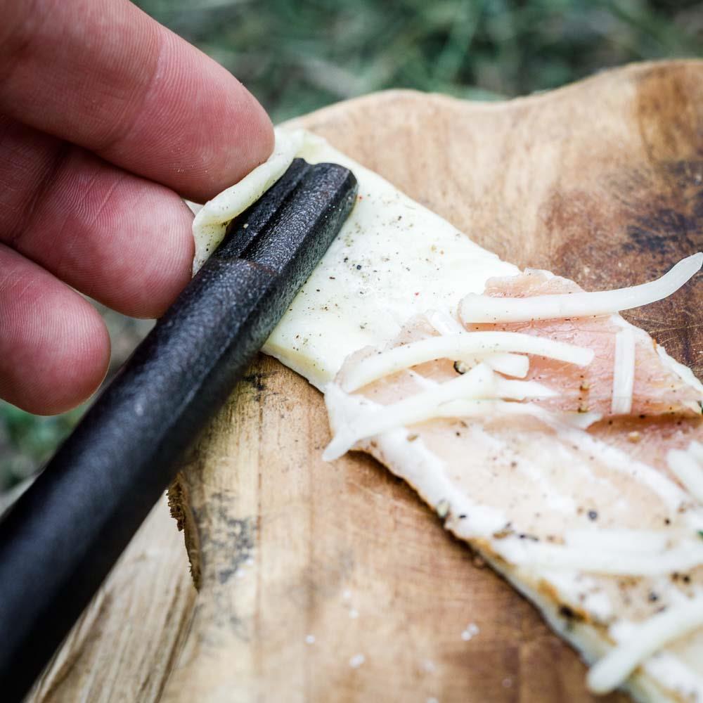 Stockbrot Spieß mit Gusseisenspitze