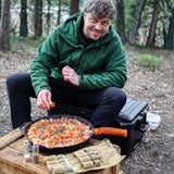 Feuerpfanne mit Stiel 15-40 cm