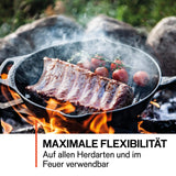 Feuerpfanne mit Stiel 15-40 cm