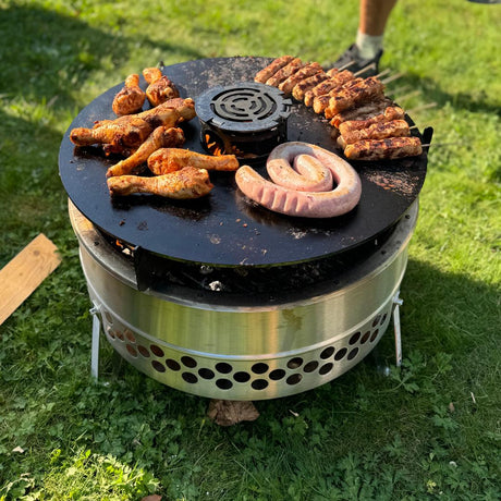 Grillplatte Tyropit und Pyron