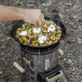 Raketenofen & Schmiedeeisenpfanne 24cm