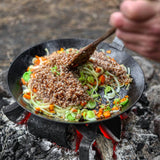 Schmiedeeiserne Pfanne 2x Set