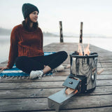 Raketenofen & Schmiedeeisenpfanne 24cm